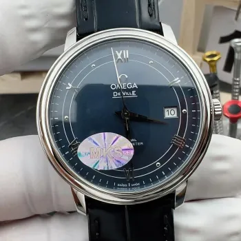 Omega De Ville 424.13.40.20.03.002 Replica - Quadrante Blu Acciaio Inossidabile