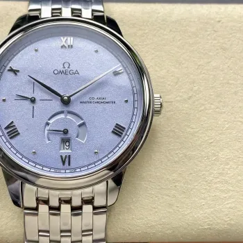 Omega De Ville 434.10.41.21.03.001 Replica - Quadrante Blu Acciaio Inossidabile