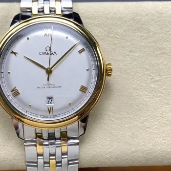 Omega De Ville 434.20.40.20.02.002 Replica - Quadrante Argento Acciaio Inossidabile