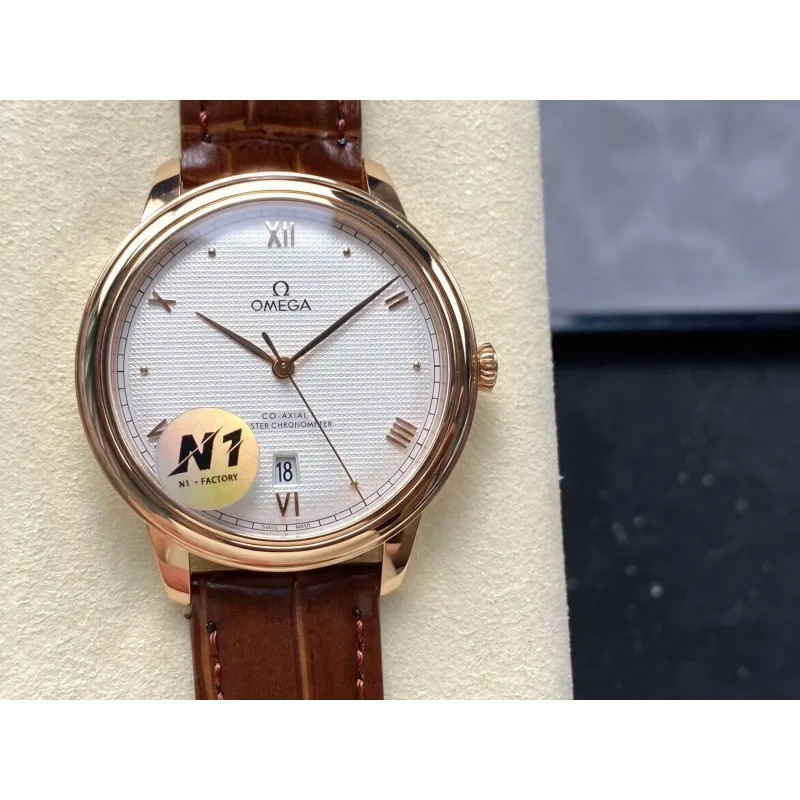 Omega De Ville 434.53.40.20.02.001 Replica - Quadrante Argento Bicolore