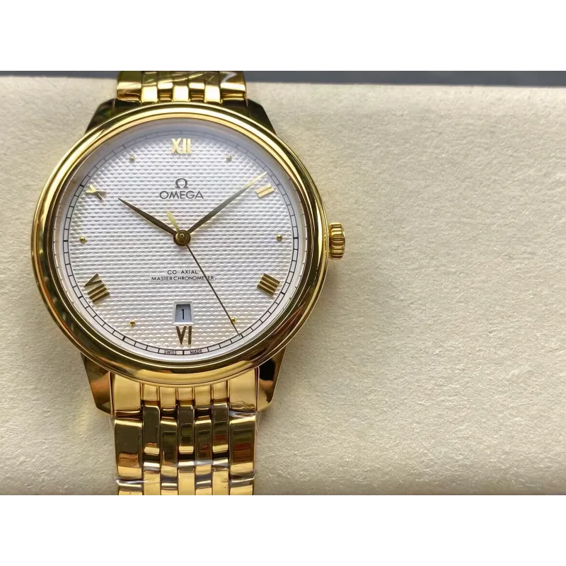 Omega De Ville 434.53.40.20.02.002 Replica - Quadrante Argento Bicolore
