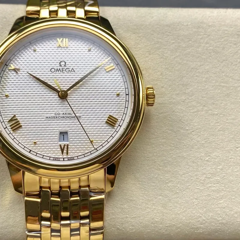 Omega De Ville 434.53.40.20.02.002 Replica - Quadrante Argento Bicolore