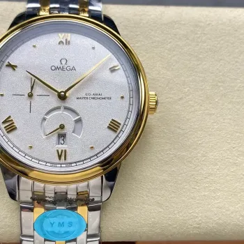 Omega De Ville 434.20.41.21.02.001 Replica - Quadrante Argento Acciaio Inossidabile