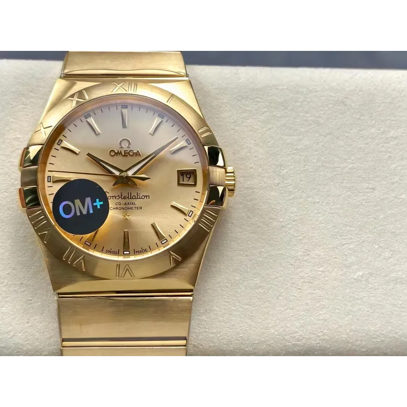 Omega Constellation 123.50.38.21.08.001 Replica - Quadrante Champagne Bicolore
