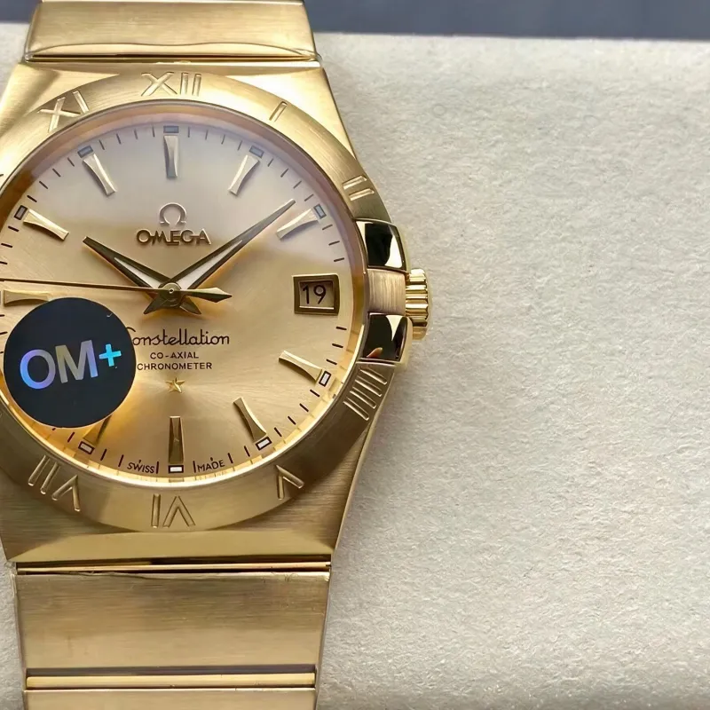 Omega Constellation 123.50.38.21.08.001 Replica - Quadrante Champagne Bicolore