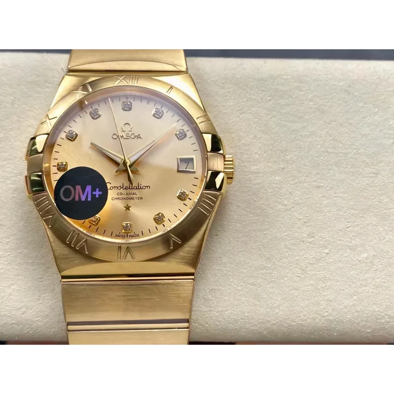 Omega Constellation 123.50.38.21.58.001 Replica - Quadrante Champagne Bicolore