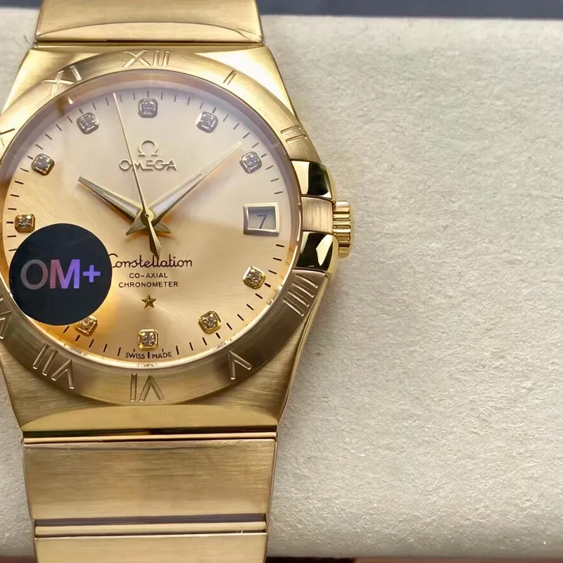 Omega Constellation 123.50.38.21.58.001 Replica - Quadrante Champagne Bicolore