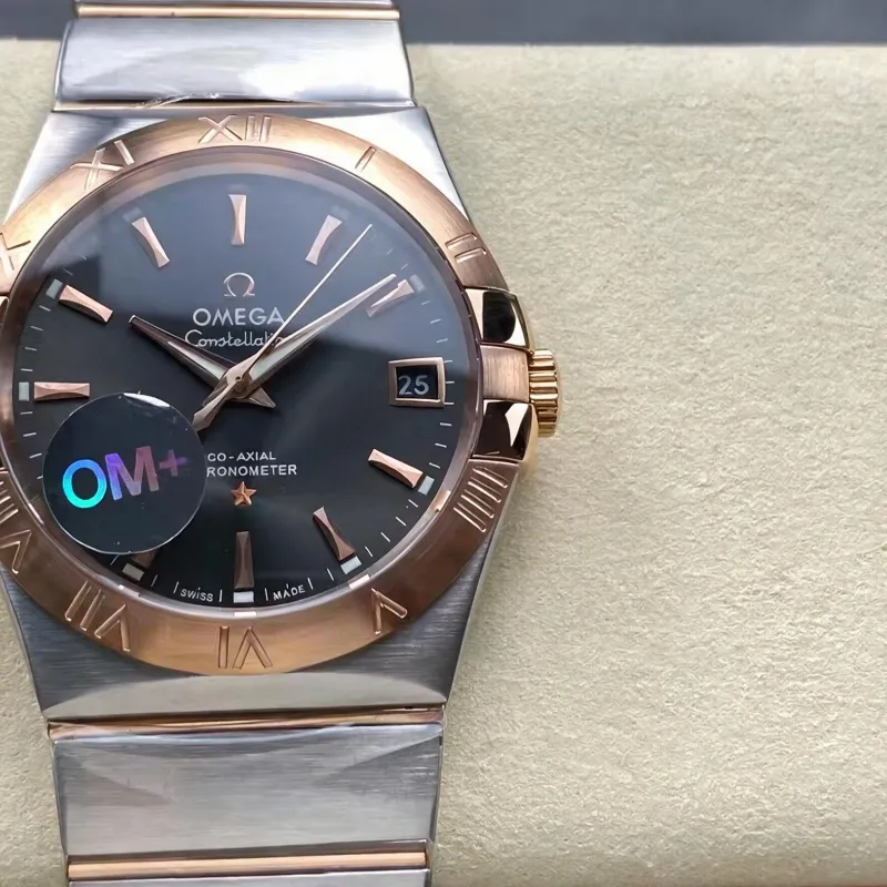 Omega Constellation 123.20.38.21.06.002 Replica - Quadrante Grigio Acciaio Inossidabile