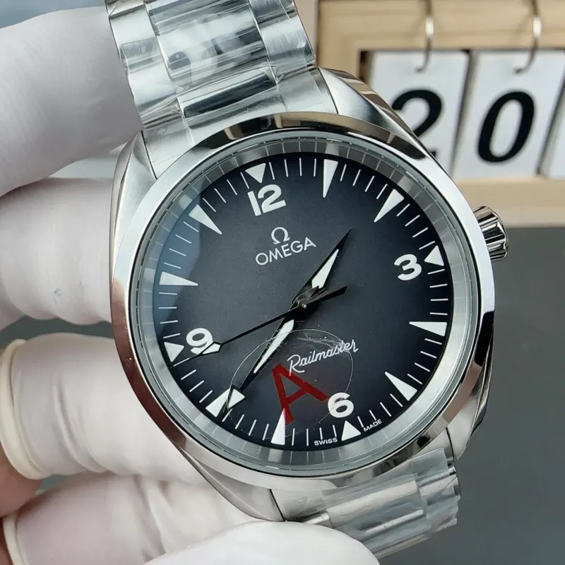 Omega Seamaster Railmaster 235.10.38.20.06.001 Replica - Quadrante Grigio