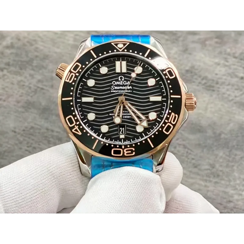 Omega Seamaster Diver 300M 210.20.42.20.01.001 Replica - Quadrante Nero Bicolore