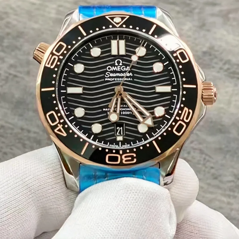 Omega Seamaster Diver 300M 210.20.42.20.01.001 Replica - Quadrante Nero Bicolore