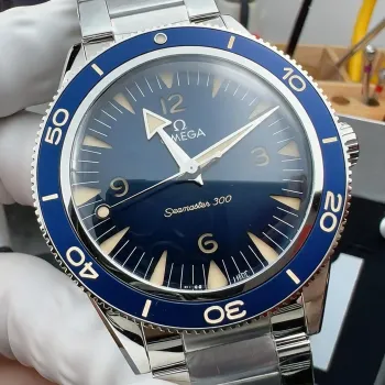 Omega Seamaster 234.30.41.21.03.001 Replica - Quadrante Blu Lunetta Scanalata