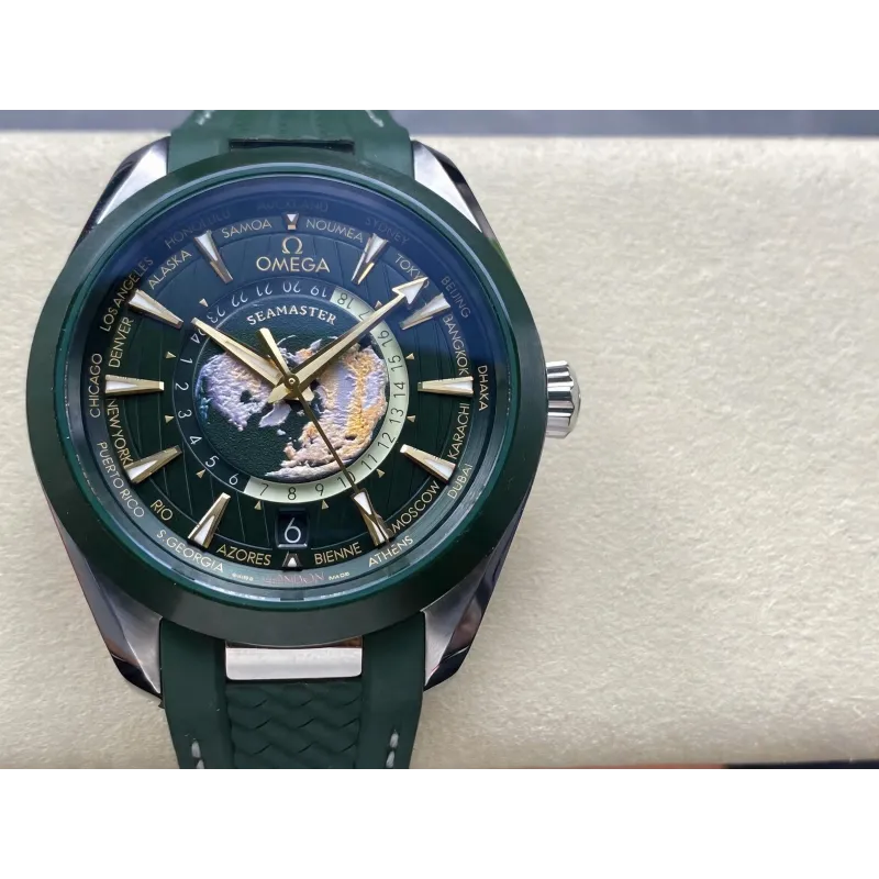 Omega Seamaster 220.32.43.22.10.001 Replica - Quadrante Verde Acciaio Inossidabile