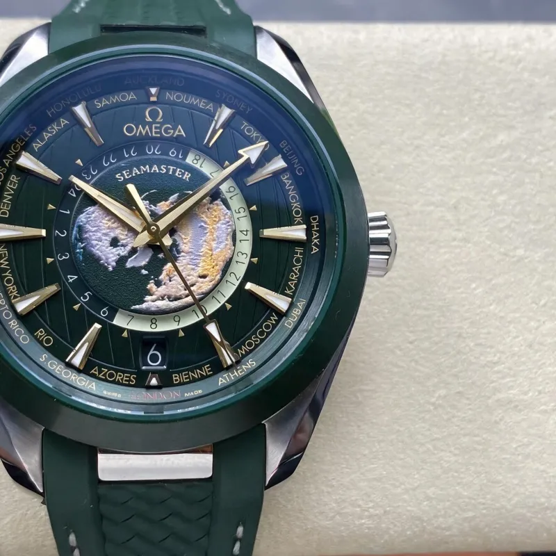 Omega Seamaster 220.32.43.22.10.001 Replica - Quadrante Verde Acciaio Inossidabile