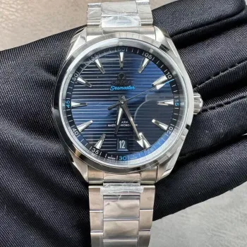 Omega Seamaster 220.10.41.21.03.001 Replica - Quadrante Blu Acciaio Inossidabile