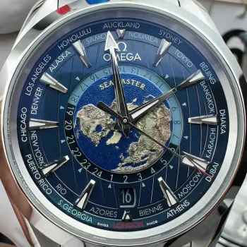 Omega Seamaster 220.10.43.22.03.001 Replica - Quadrante Blu Acciaio Inossidabile