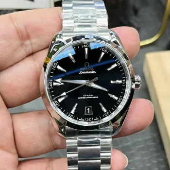 Omega Seamaster 220.10.41.21.01.002 Replica - Quadrante Nero Acciaio Inossidabile