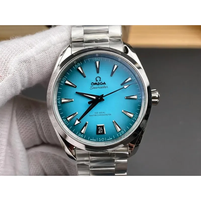 Omega Seamaster 220.10.41.21.03.006 Replica - Quadrante Blu Acciaio Inossidabile