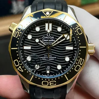 Omega Seamaster 210.22.42.20.01.001 Replica - Quadrante Nero Cinturino Caucciu
