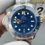 Omega Seamaster 210.20.42.20.03.002 Replica - Quadrante Blu Lunetta Scanalata