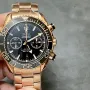 Omega Seamaster Planet Ocean 600M 215.63.46.51.01.001 Replica - Quadrante Nero Oro Rosa