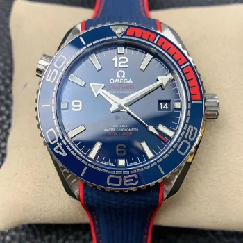Omega Seamaster Planet Ocean PyeongChang 2018 522.32.44.21.03.001 Replica - Quadrante Blu