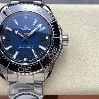 Omega Seamaster 215.30.46.21.03.001 Replica - Quadrante Blu Lunetta Scanalata