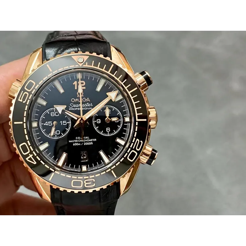 Omega Seamaster Planet Ocean 600M 215.63.46.51.01.001 Replica - Quadrante Nero