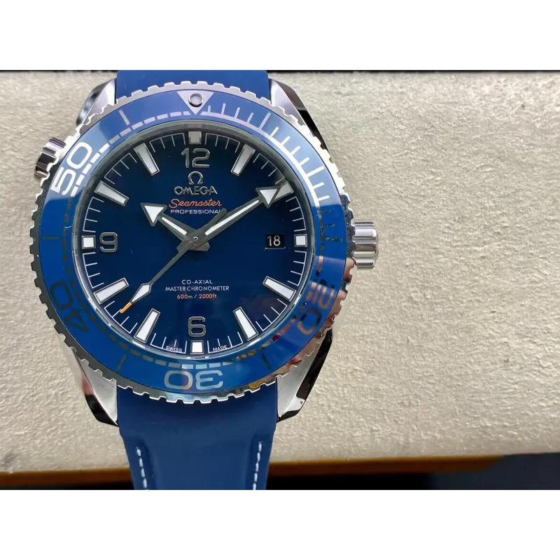 Omega Seamaster Planet Ocean 600M 215.30.44.21.03.001 Replica - Quadrante Blu