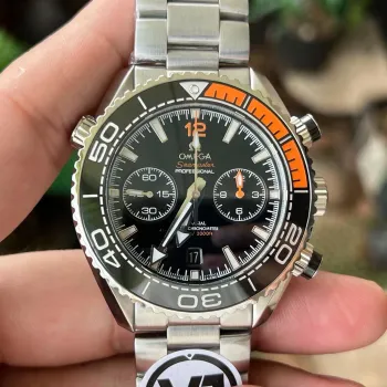 Omega Seamaster 215.30.46.51.01.002 Replica - Quadrante Nero Lunetta Scanalata