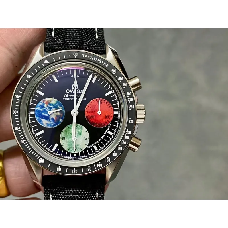 Omega Speedmaster From the Moon to Mars 3577.50.00 Replica - Quadrante Nero Acciaio Inossidabile