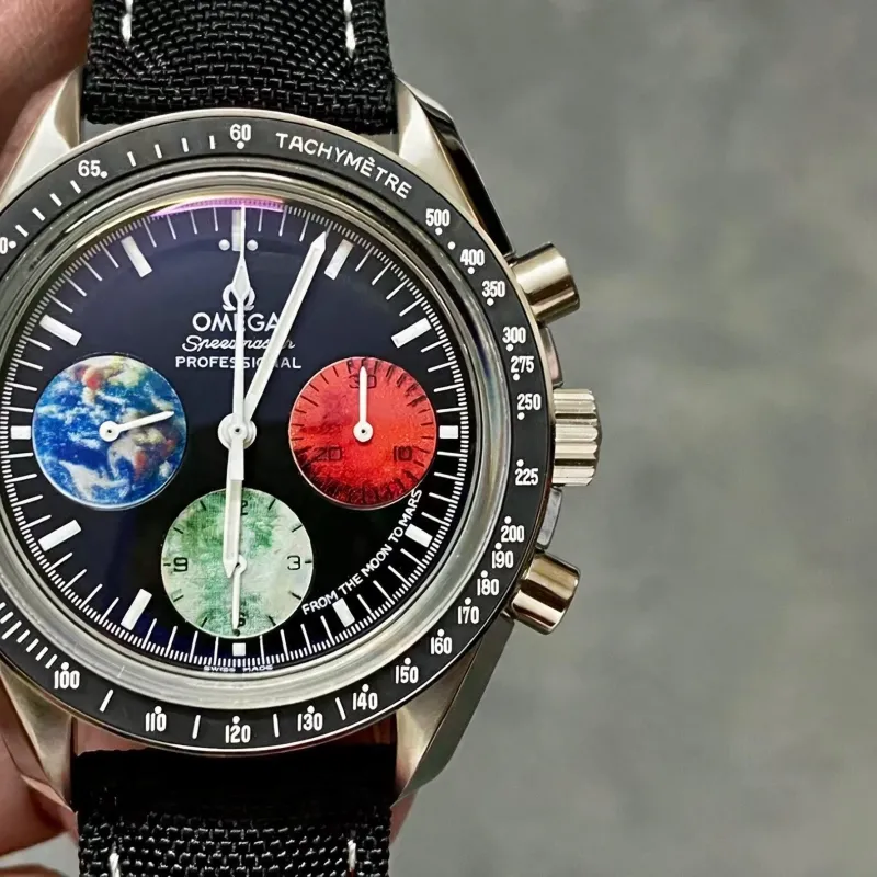 Omega Speedmaster From the Moon to Mars 3577.50.00 Replica - Quadrante Nero Acciaio Inossidabile