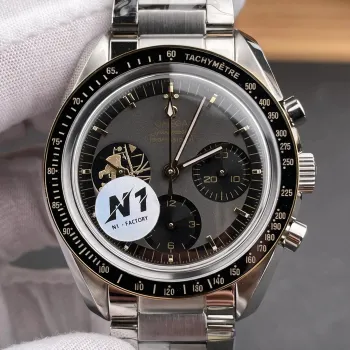 Omega Speedmaster Moonwatch Apollo 11 50th Anniversary 310.20.42.50.01.001 Replica - Quadrante Nero Bicolore