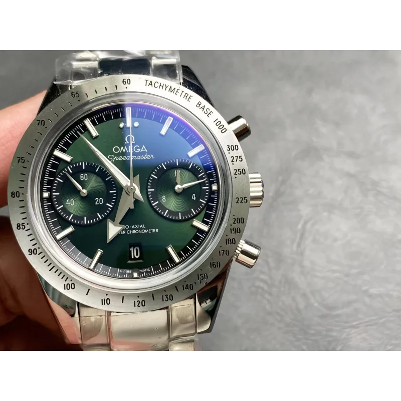 Omega Speedmaster '57 332.10.41.51.10.001 Replica - Quadrante Verde Acciaio Inossidabile