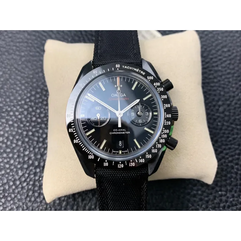 Omega Speedmaster Moonwatch Dark Side of the Moon Pitch Black 311.92.44.51.01.003 Replica - Quadrante Nero