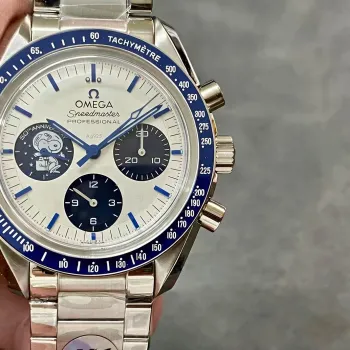 Omega Speedmaster Moonwatch Snoopy 310.32.42.50.02.001 Replica - Quadrante Argento