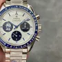 Omega Speedmaster Moonwatch Snoopy 310.32.42.50.02.001 Replica - Quadrante Argento