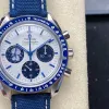Omega Speedmaster Snoopy 310.32.42.50.02.001 Replica - Quadrante Argento Acciaio Inossidabile