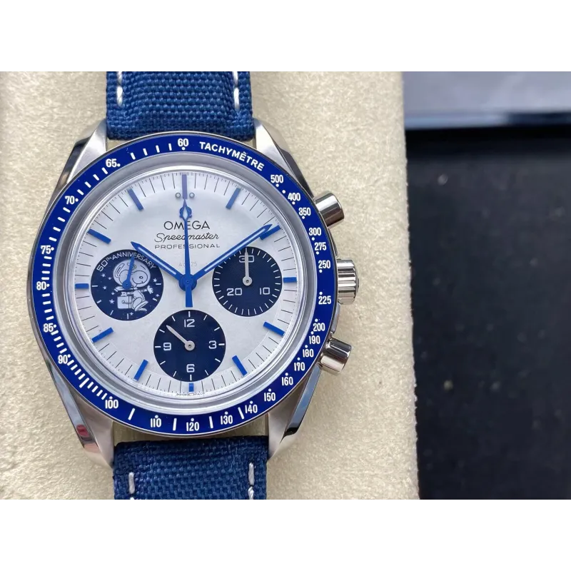 Omega Speedmaster Snoopy 310.32.42.50.02.001 Replica - Quadrante Argento Acciaio Inossidabile