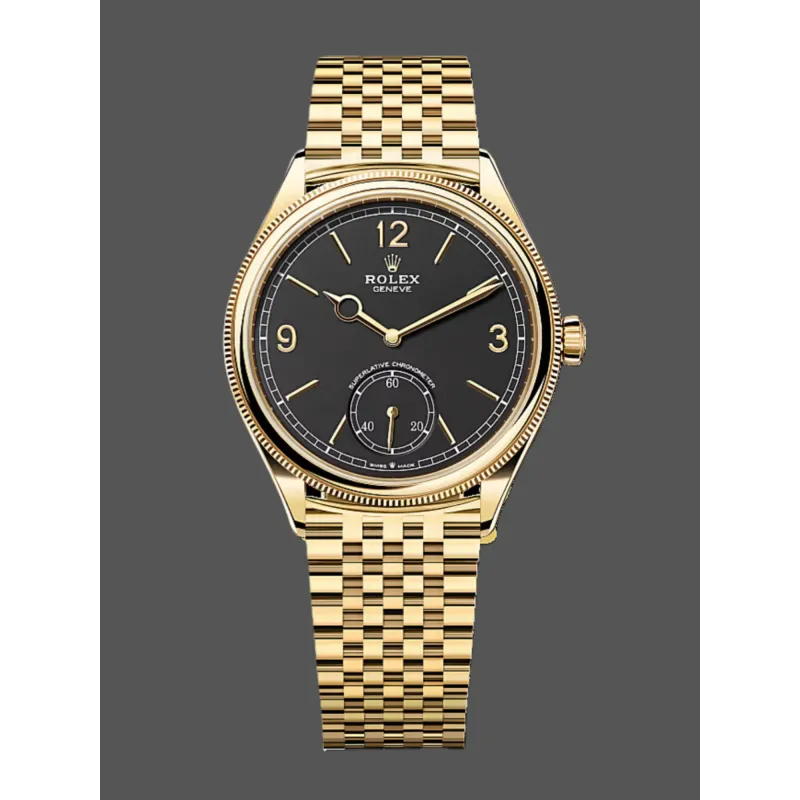 Rolex Perpetual 1908 52508 Replica - Quadrante Nero Bicolore