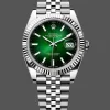 Rolex Datejust Wimbledon 126334 Replica - Quadrante Verde Lunetta Scanalata