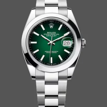 Rolex Datejust 126300 Wimbledon 126300 Replica - Quadrante Verde Bracciale Jubilee