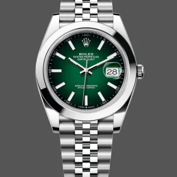 Rolex Datejust 126300 Wimbledon 126300 Replica - Quadrante Verde Bracciale Jubilee