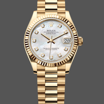 Rolex Datejust Donna 278278 Replica - Quadrante Madreperla Lunetta Scanalata