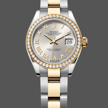 Rolex Datejust s Unisex 126283RBR Replica - Quadrante Argento Lunetta con Diamanti