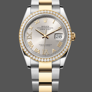 Rolex Datejust Donna 126283RBR Replica - Quadrante Argento Acciaio Inossidabile