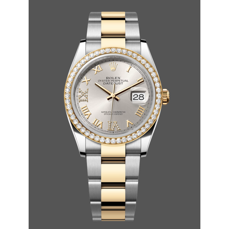 Rolex Datejust Donna 126283RBR Replica - Quadrante Argento Acciaio Inossidabile