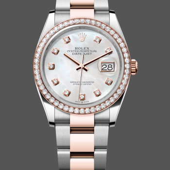 Rolex Datejust Donna 126281RBR Replica - Quadrante Madreperla Acciaio Inossidabile