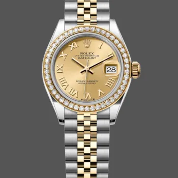 Rolex Datejust Donna 279383RBR Replica - Quadrante Champagne Lunetta con Diamanti