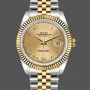 Rolex Datejust Unisex 116233 0147 Replica - Quadrante Champagne Lunetta Scanalata